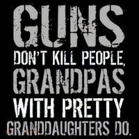 Guns Don't Kill People Grandpas Do Doggie Tank thumb 4