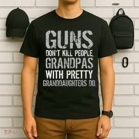 Guns Don't Kill People Grandpas Do T-Shirt thumb 6