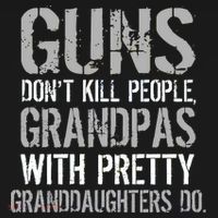 Guns Don't Kill People Grandpas Do Pajama Set thumb 2