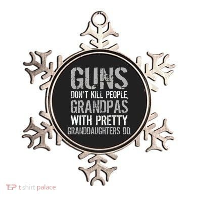 Guns Don't Kill People Grandpas Do Ornament