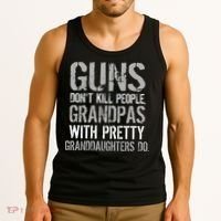 Guns Don't Kill People Grandpas Do Tank Top thumb 3