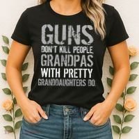 Guns Don't Kill People Grandpas Do Women's T-Shirt thumb 2