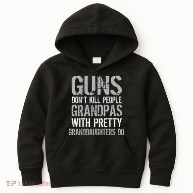 Guns Don't Kill People Grandpas Do Kids Hoodie