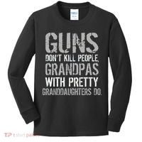Guns Don't Kill People Grandpas Do Kids Long Sleeve Shirt thumb 0