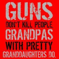 Guns Don't Kill People Grandpas Do Santa Hat thumb 1