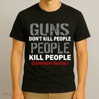 Guns Don't Kill People Kill People T-Shirt thumb 3