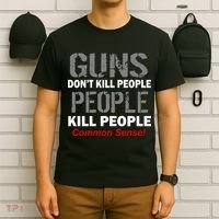 Guns Don't Kill People Kill People T-Shirt thumb 6