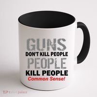 Guns Don't Kill People Kill People Coffee Mug thumb 1