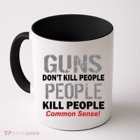 Guns Don't Kill People Kill People Coffee Mug thumb 0