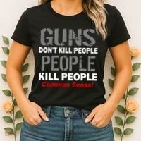 Guns Don't Kill People Kill People Women's T-Shirt thumb 2
