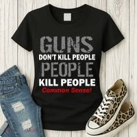 Guns Don't Kill People Kill People Women's T-Shirt thumb 3