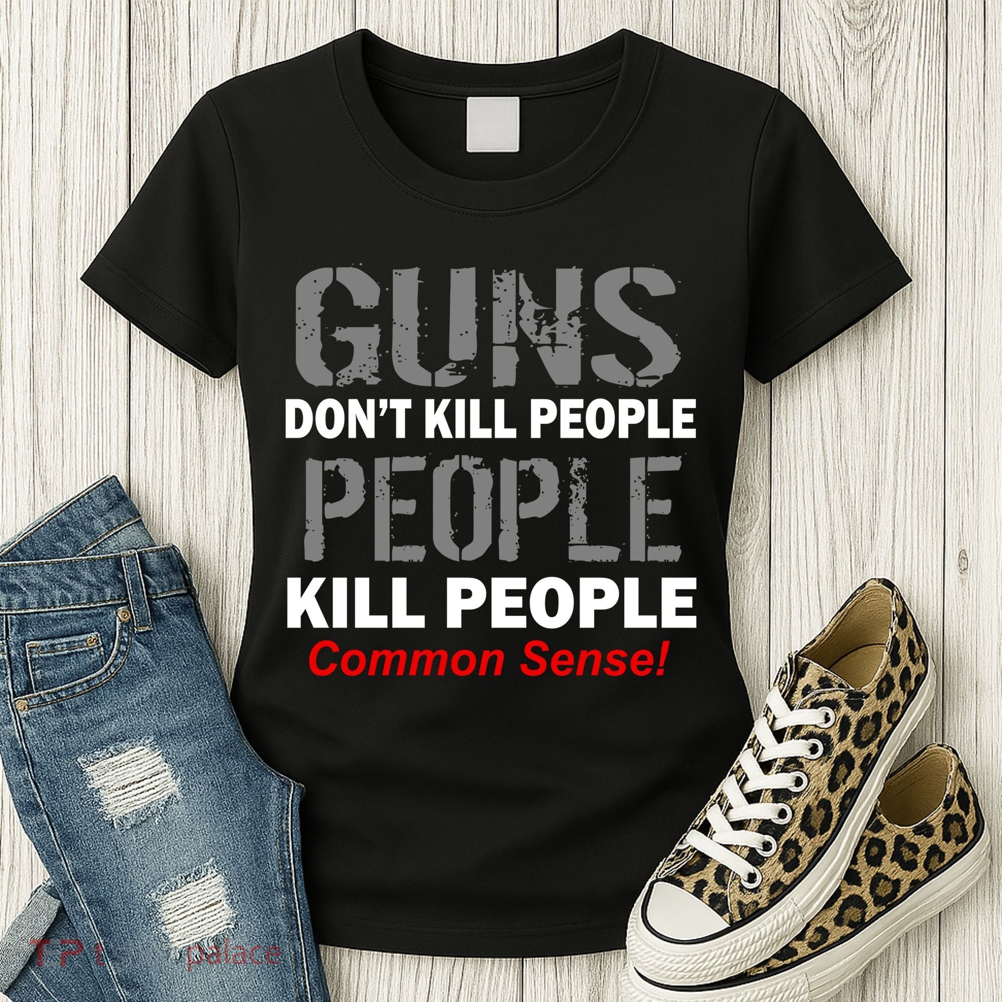 Guns Don't Kill People Kill People Women's T-Shirt