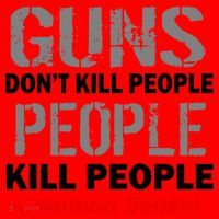 Guns Don't Kill People Kill People Santa Hat thumb 1