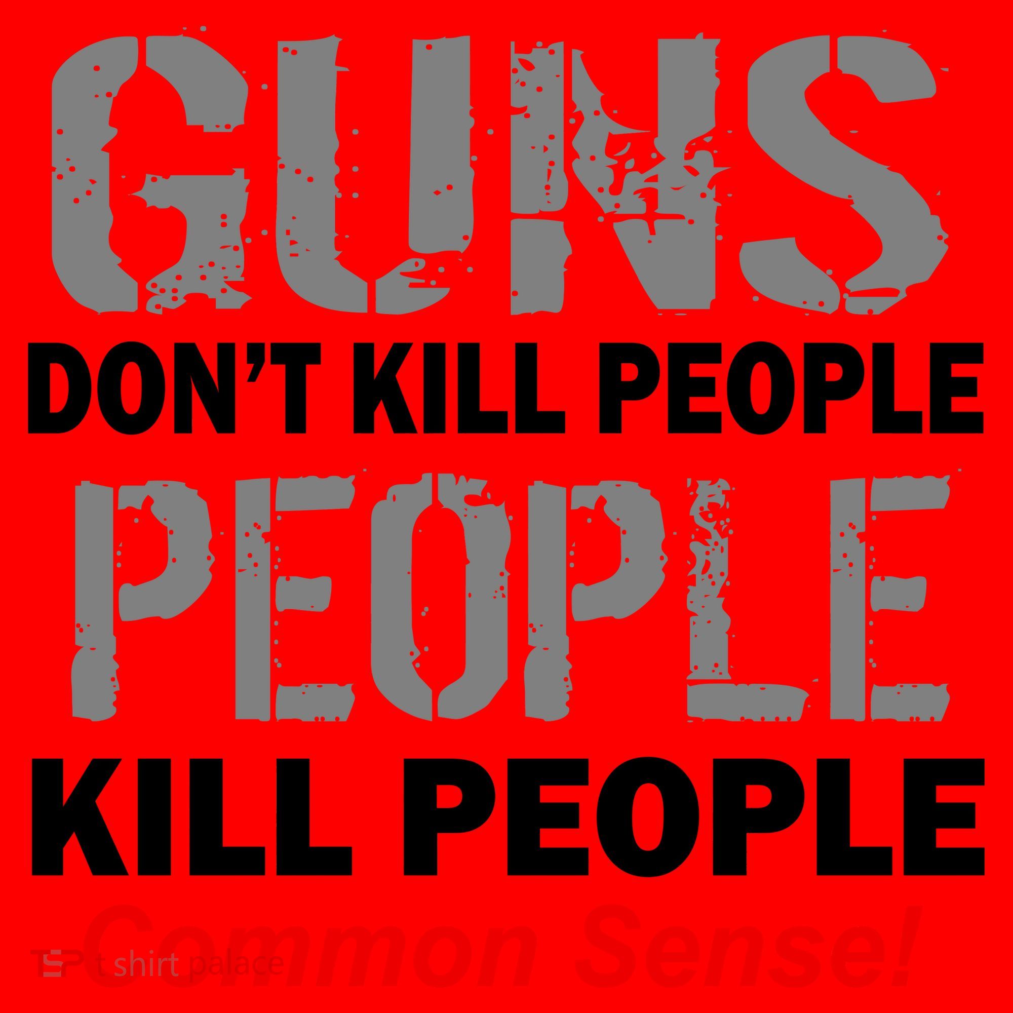 Guns Don't Kill People Kill People Santa Hat