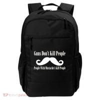 Guns Don't Kill People With Mustache's Do Backpack thumb 0