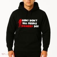Guns Don't Kill People Zombies Do Hoodie thumb 2