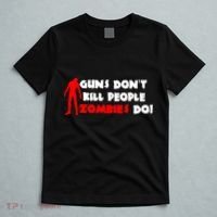 Guns Don't Kill People Zombies Do T-Shirt thumb 5