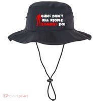 Guns Don't Kill People Zombies Do Bucket Hat thumb 0