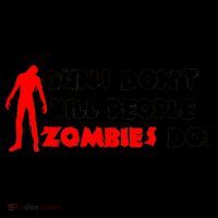 Guns Don't Kill People Zombies Do Coffee Mug thumb 5