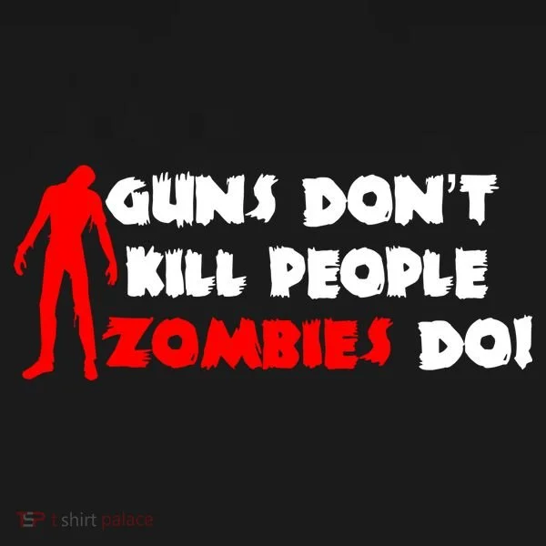 Guns Don't Kill People Zombies Do Women's Hoodie