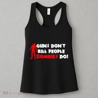 Guns Don't Kill People Zombies Do Women's Tank Top thumb 3