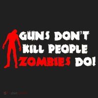 Guns Don't Kill People Zombies Do Hat thumb 2