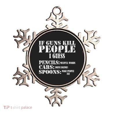 Guns Kill People Cars Drive Drunk Ornament