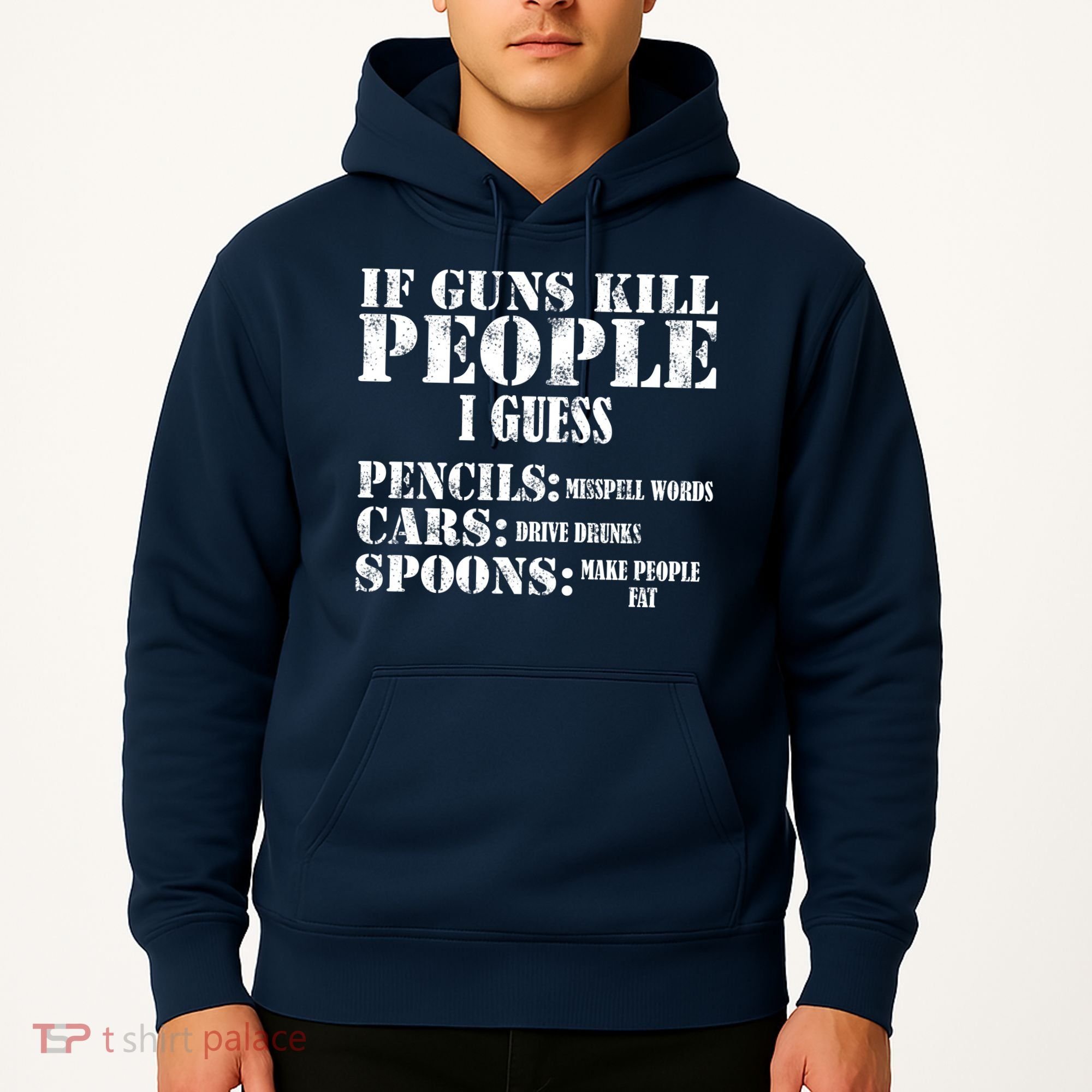 Guns Kill People Cars Drive Drunk Hoodie