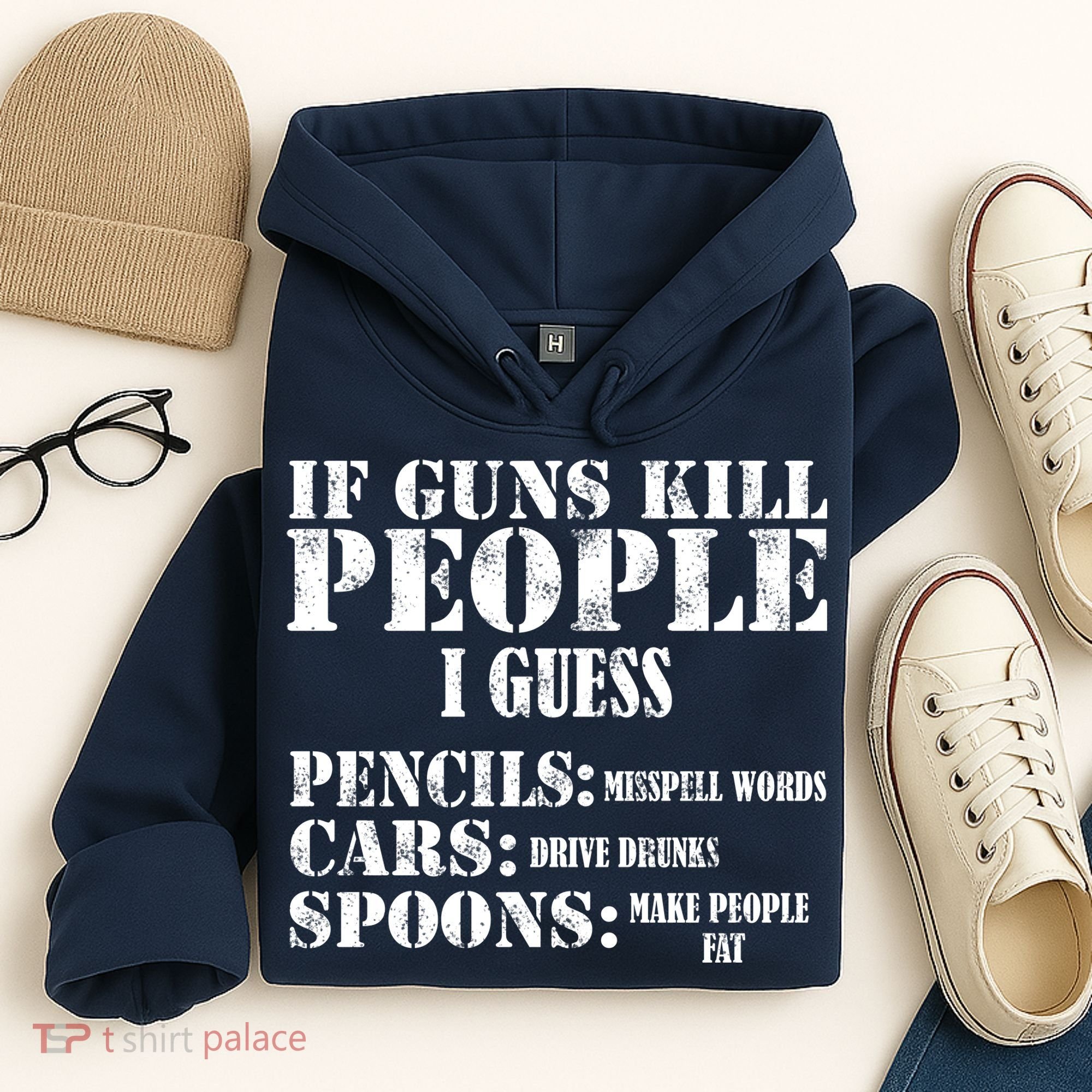 Guns Kill People Cars Drive Drunk Hoodie