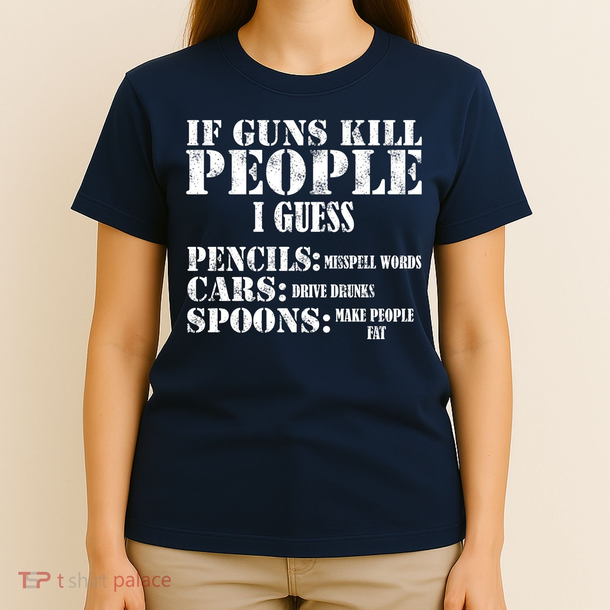 Guns Kill People Cars Drive Drunk T-Shirt