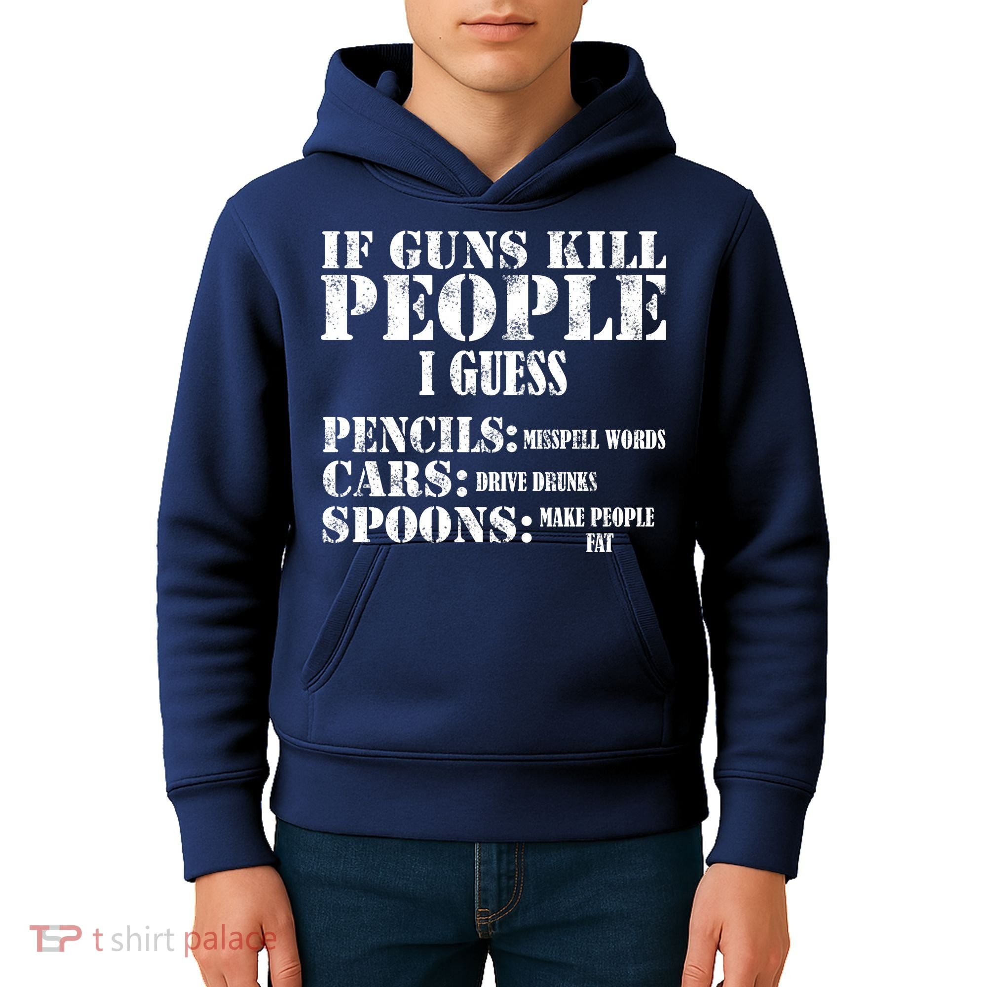 Guns Kill People Cars Drive Drunk Kids Hoodie