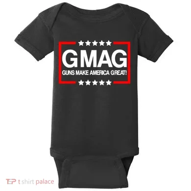 Guns Make America Great Baby Bodysuit