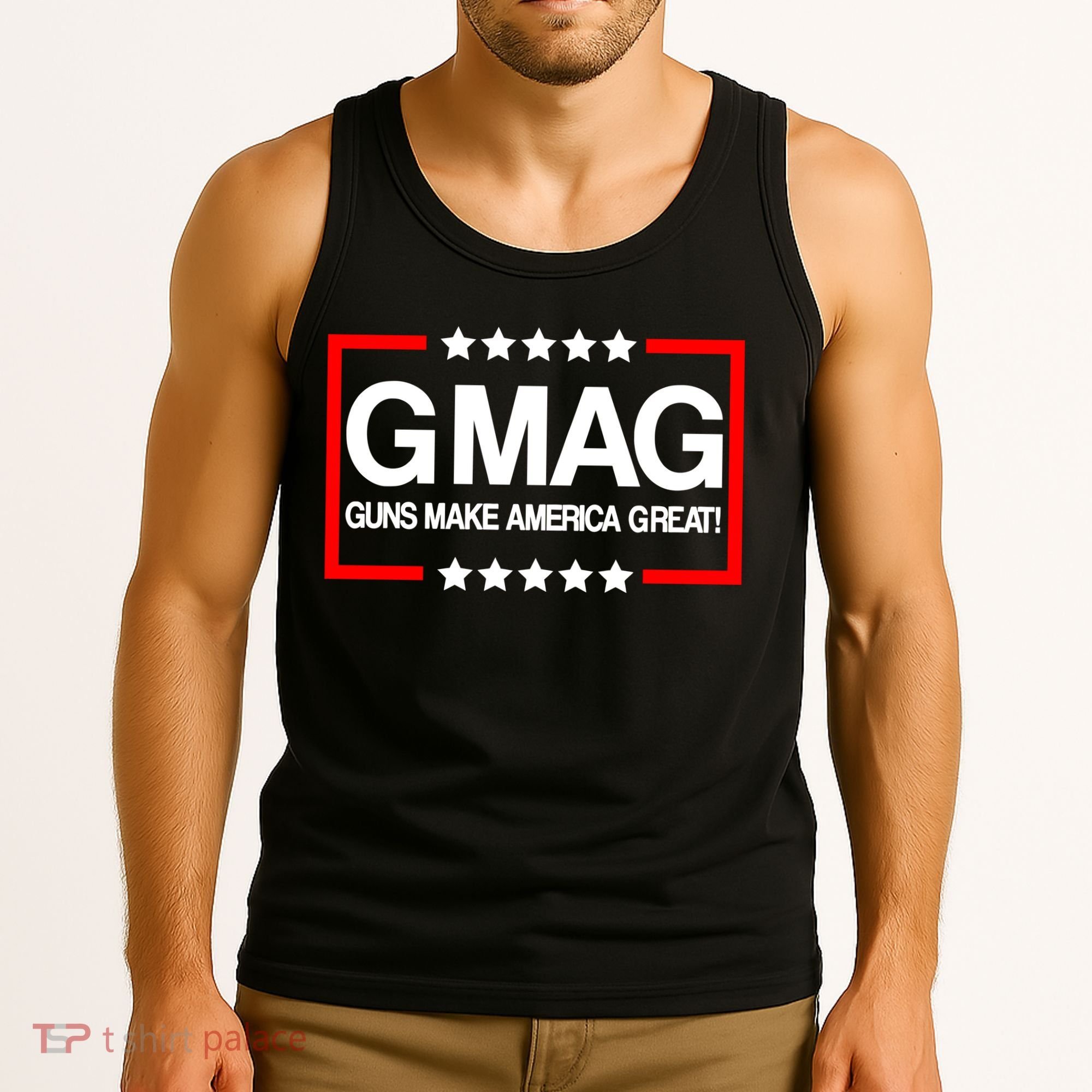 Guns Make America Great Tank Top