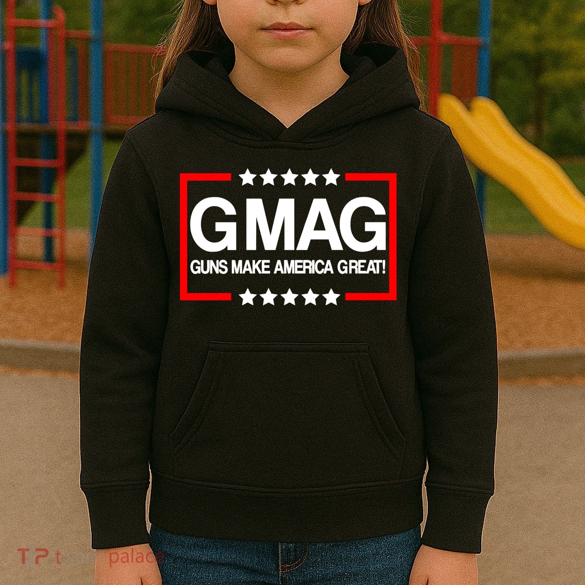 Guns Make America Great Kids Hoodie