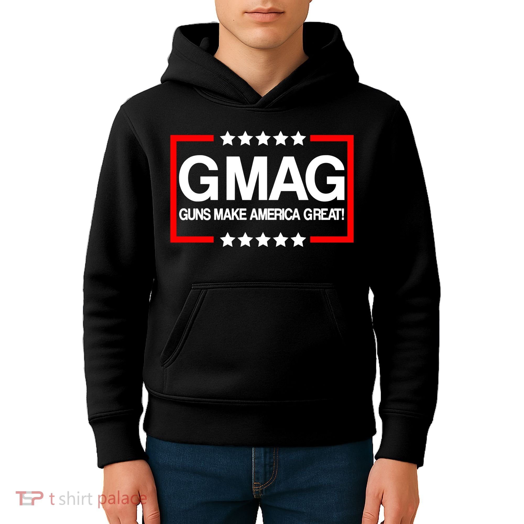 Guns Make America Great Kids Hoodie