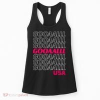 GOOAAALLL USA Soccer Fans Goal Women's Tank Top thumb 0