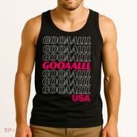GOOAAALLL USA Soccer Fans Goal Tank Top thumb 3