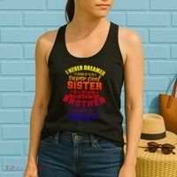 Grow Up Sister Freaking Awesome Brother Funny Gift Women's Tank Top thumb 2
