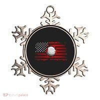 Golf USA Support Team American Flag Golf Sports Ornament thumb 0