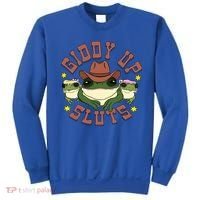 Giddy Up Sluts Western Cowgirl Ranch Rodeo Frog Sweatshirt thumb 0