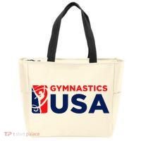 Gymnastics Usa Support The T.E.A.M. U.S.A Flag Tote Bag thumb 0