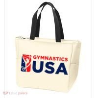 Gymnastics Usa Support The T.E.A.M. U.S.A Flag Tote Bag thumb 3