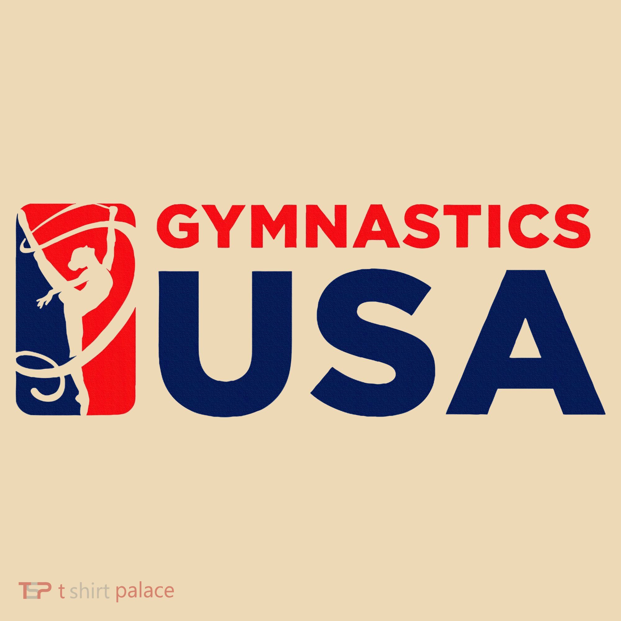 Gymnastics Usa Support The T.E.A.M. U.S.A Flag Tote Bag