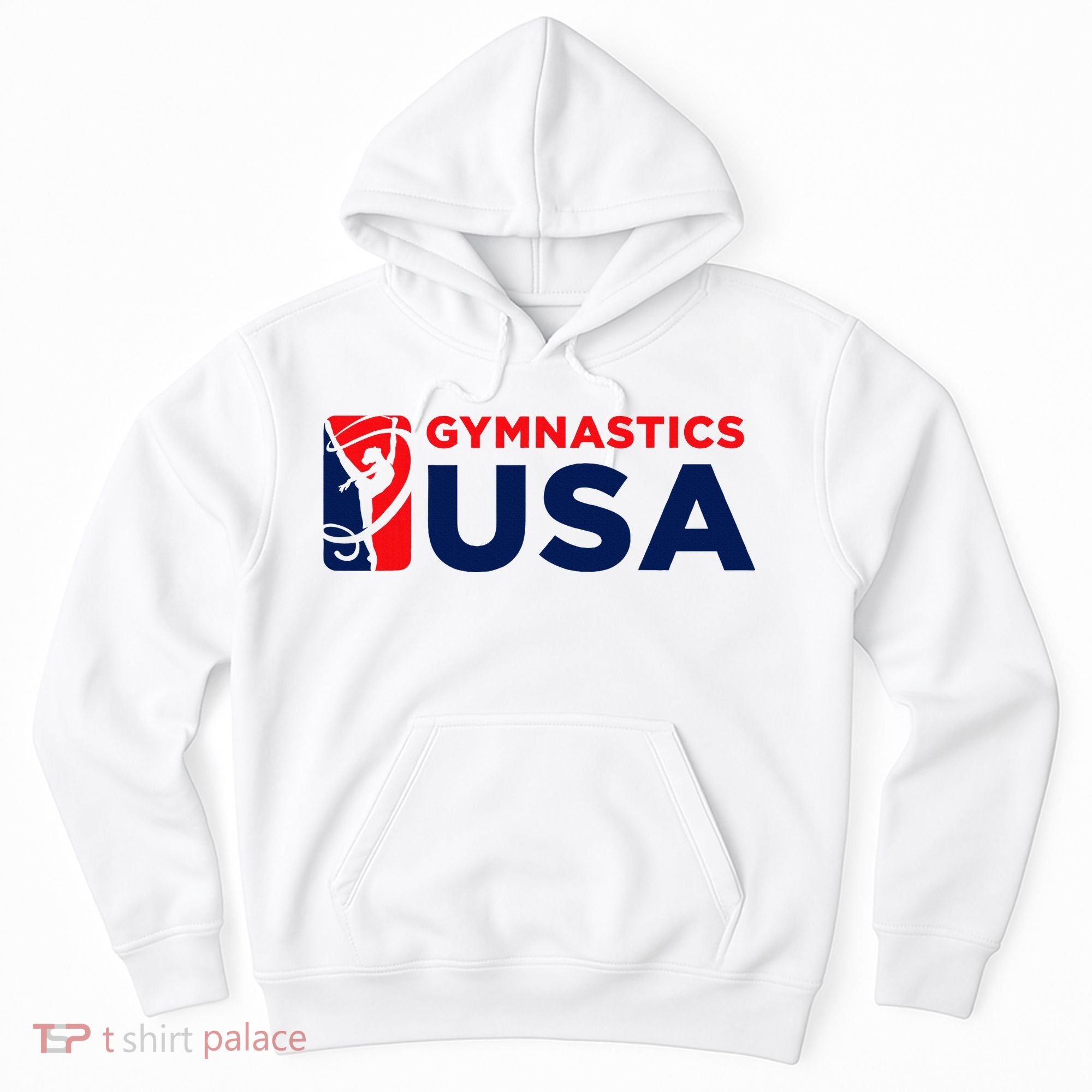 Gymnastics Usa Support The T.E.A.M. U.S.A Flag Hoodie