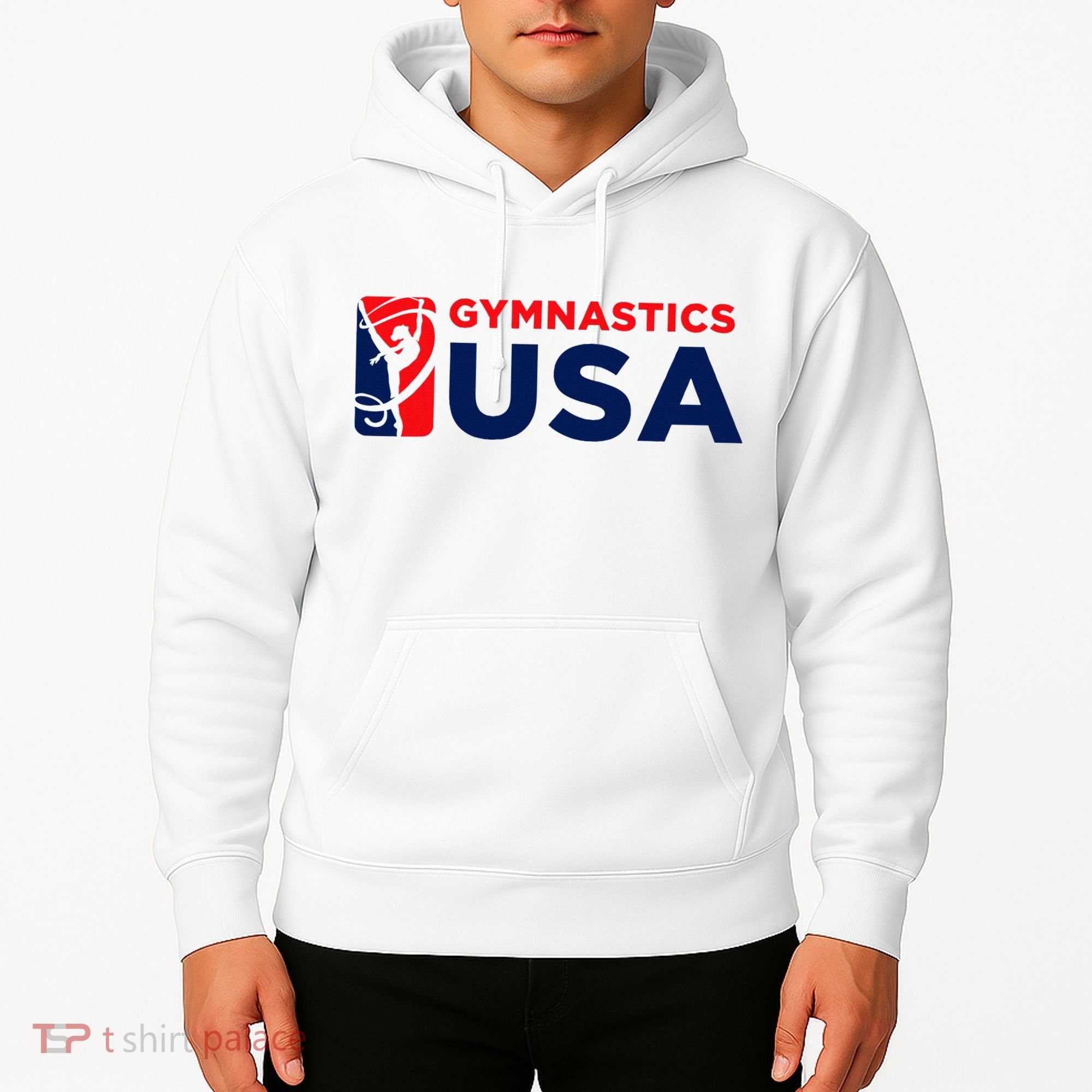 Gymnastics Usa Support The T.E.A.M. U.S.A Flag Hoodie