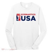 Gymnastics Usa Support The T.E.A.M. U.S.A Flag Long Sleeve Shirt thumb 0
