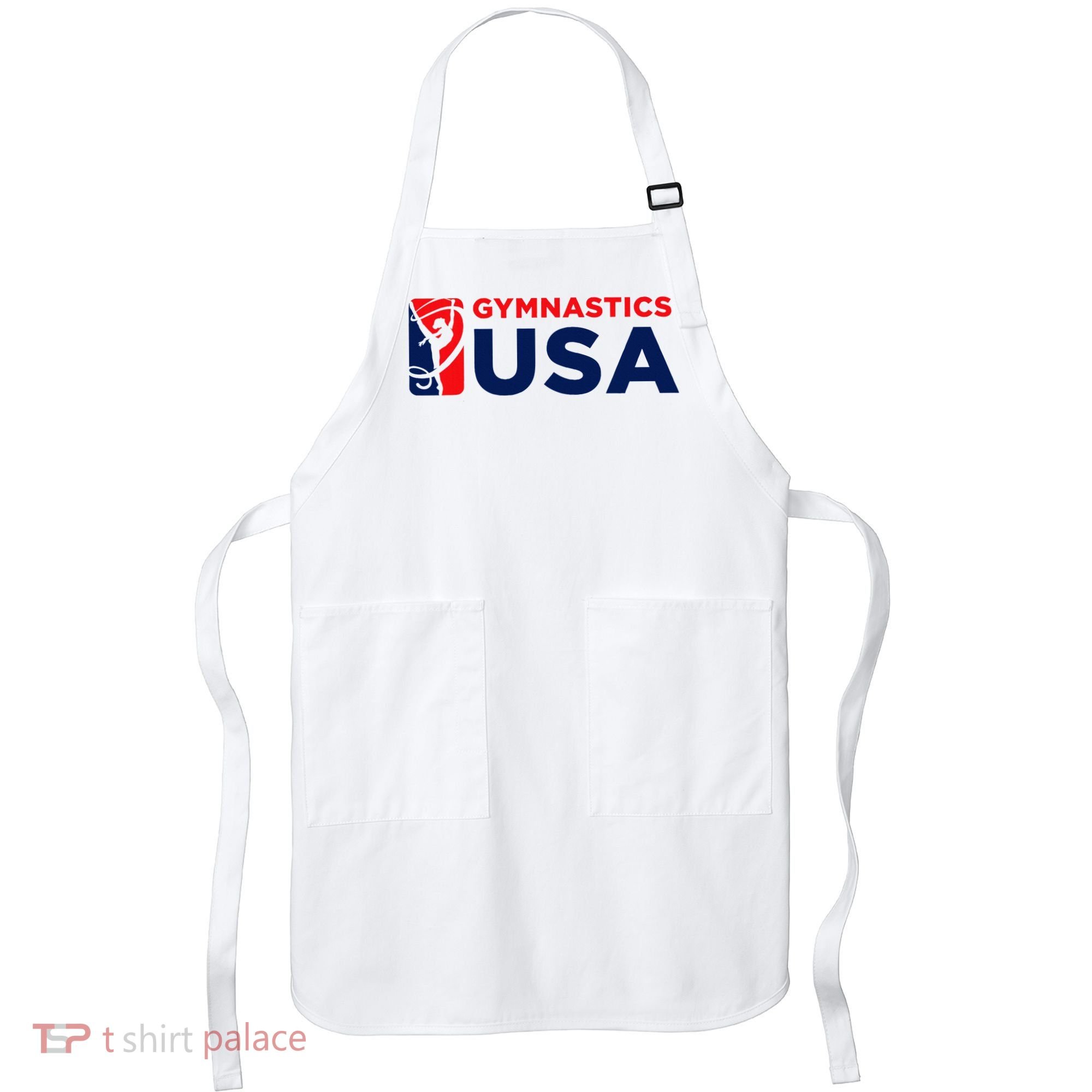 Gymnastics Usa Support The T.E.A.M. U.S.A Flag Apron