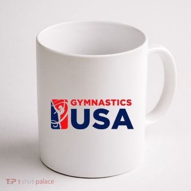 Gymnastics Usa Support The T.E.A.M. U.S.A Flag Coffee Mug back