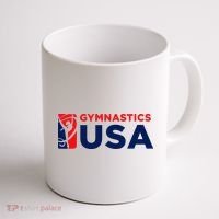 Gymnastics Usa Support The T.E.A.M. U.S.A Flag Coffee Mug thumb 1