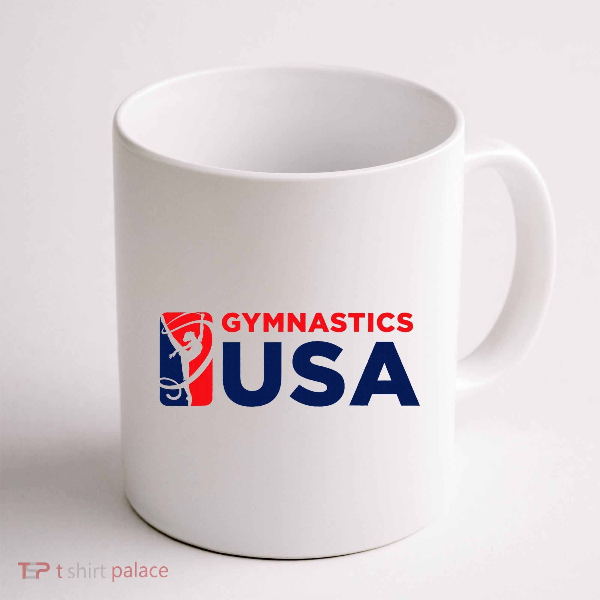 Gymnastics Usa Support The T.E.A.M. U.S.A Flag Coffee Mug
